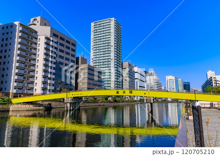 東京　品川区　天王洲運河に架かる 楽水橋 120705210