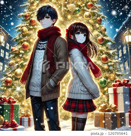 クリスマスとカップル 120705641