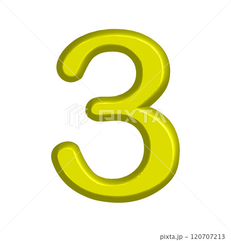 Number icon template 120707213