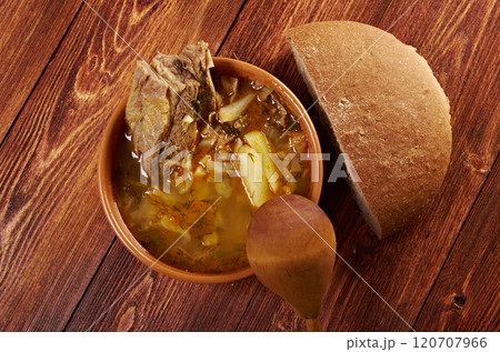 Cabbage soup with meat Cabbage soup with meat 120707966
