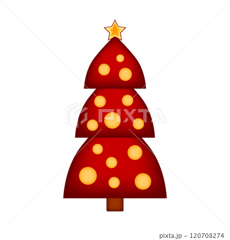 Christmas tree icon. 120708274