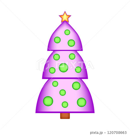 Christmas tree icon. 120708663