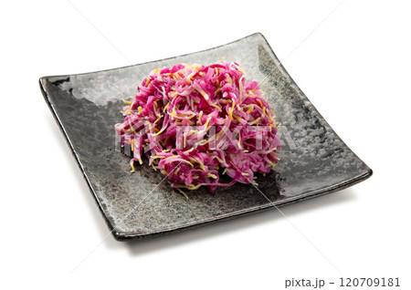 食用菊、もってのほかのお浸し 120709181