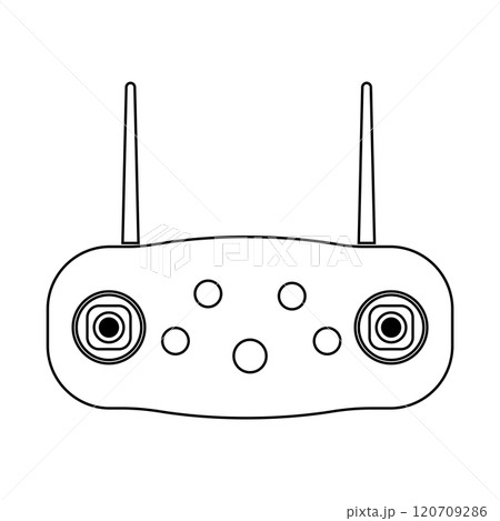 Remote control drone icon 120709286