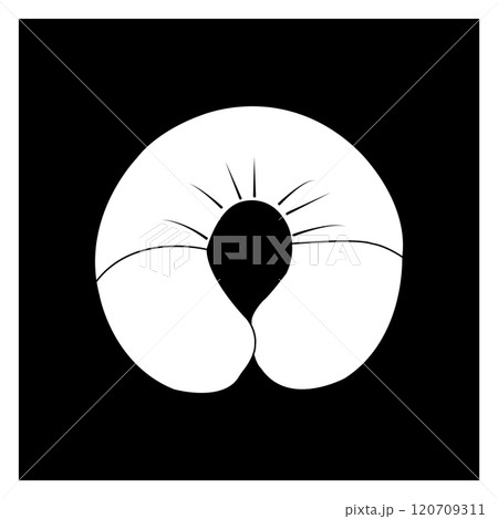 neck pillow icon design 120709311