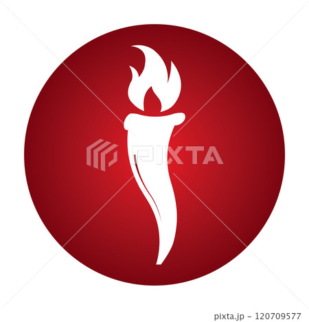 torch icon design torch icon design 120709577