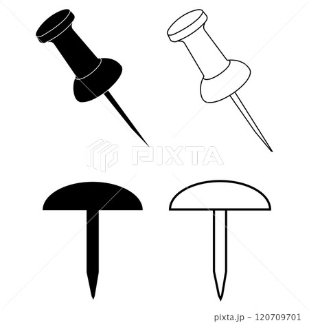 Nail icon design Nail icon design 120709701