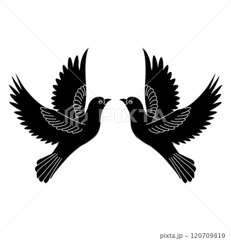 flying dove icon design flying dove icon design 120709819