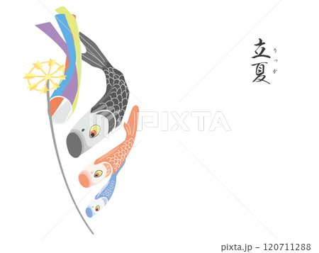 二十四節気の立夏カラー壁紙イラスト 120711288