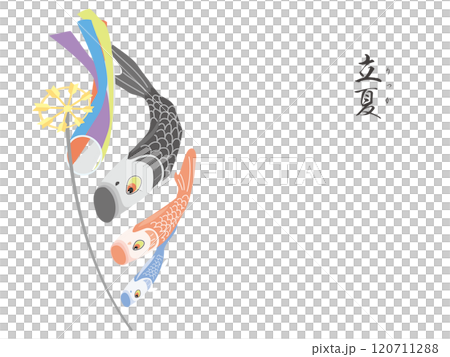 二十四節気の立夏カラー壁紙イラスト 120711288