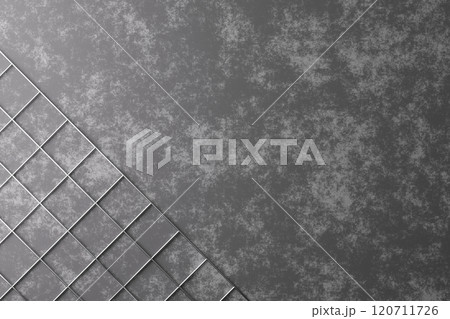 Minimalistic abstract industrial style concrete background. Modern and versatile design, perfect for industrial themes, architectural projects, or minimalist concepts. Copy space for text. 3D render. 120711726