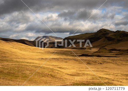 Mountains and landscape in Katla geopark, Iceland Mountains and landscape in Katla geopark, Iceland 120711779