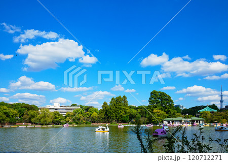 上野精養軒と不忍池 ボート池 上野精養軒と不忍池 ボート池 120712271
