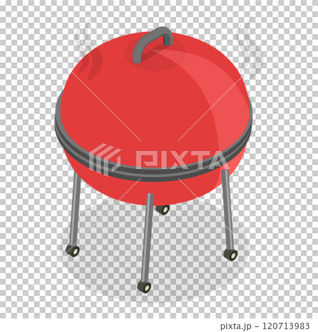 3D Isometric Flat Illustration of Barbecue...のイラスト素材 [120713983] - PIXTA