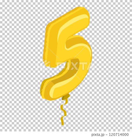 3D Isometric Flat Illustration of Birthday Ballon. Item 1 3D Isometric Flat Illustration of Birthday Ballon. Item 1 120714000