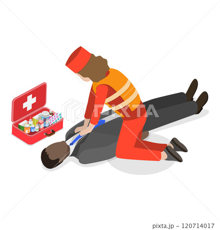 3D Isometric Flat Set of Rescue Services. Item 4 3D Isometric Flat Set of Rescue Services. Item 4 120714017