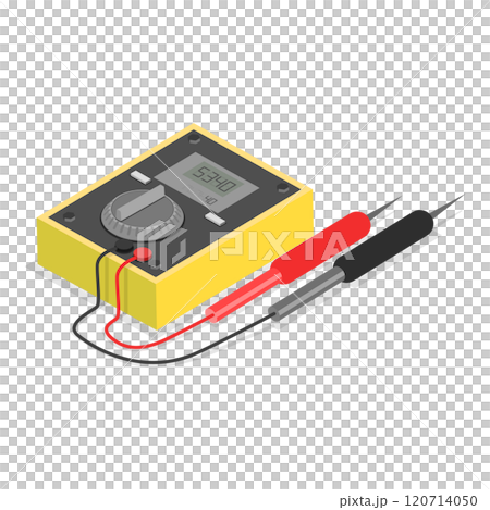 3D Isometric Flat  Set of Tools Of Electrician. Item 1 120714050