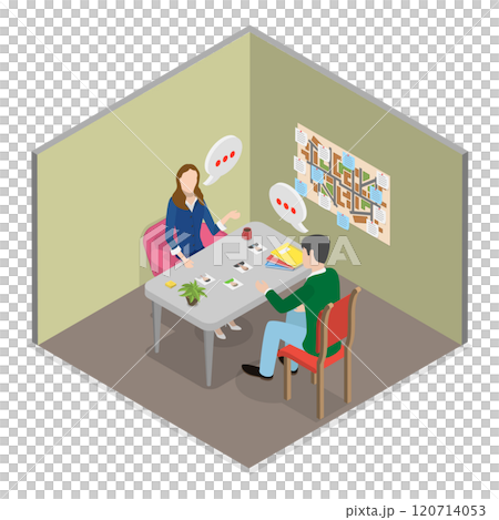 3D Isometric Flat Set of Police Work Scenes. Item 3 3D Isometric Flat Set of Police Work Scenes. Item 3 120714053