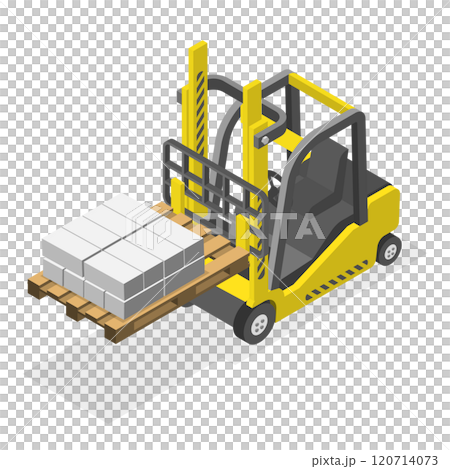 3D Isometric Flat Set of Construction Equipment. Item 9 3D Isometric Flat Set of Construction Equipment. Item 9 120714073