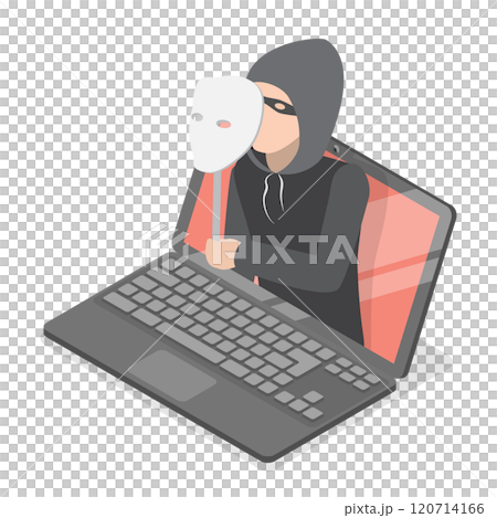 3D Isometric Flat Set of Hacker Icons. Item 2 3D Isometric Flat Set of Hacker Icons. Item 2 120714166