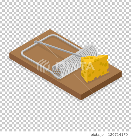 3D Isometric Flat Set of Wild Animal and Insect Traps. Item 3 3D Isometric Flat Set of Wild Animal and Insect Traps. Item 3 120714170