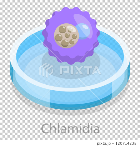 3D Isometric Flat Illustration of Sexual Transmitted Disease. Item 8 3D Isometric Flat Illustration of Sexual Transmitted Disease. Item 8 120714238