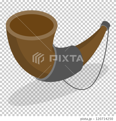 3D Isometric Flat  Set of Vikings Simbols. Item 1 120714250