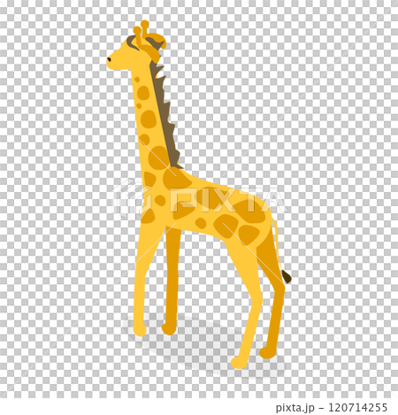 3D Isometric Flat  Set of Zoo Animals. Item 6 120714255