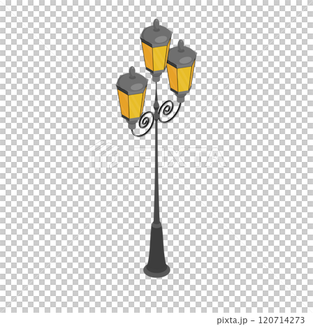 3D Isometric Flat  Set of Victorian Period Characters and Objects. Item 3 120714273