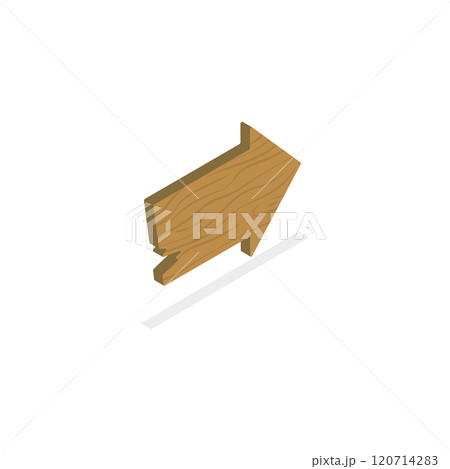 3D Isometric Flat  Set of Signboard Collection. Item 2 120714283