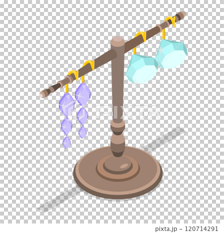 3D Isometric Flat  Illustration of Jewelry Shop. Item 3 120714291