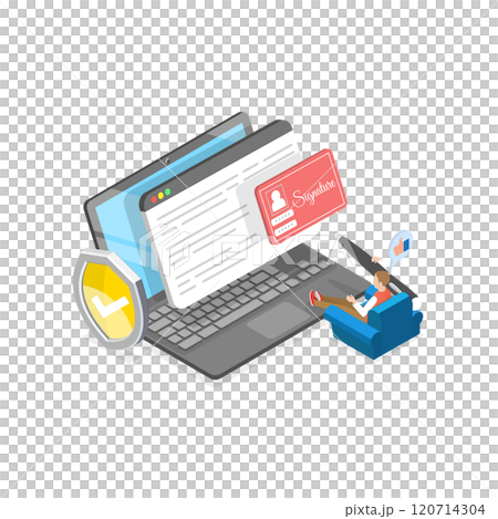 3D Isometric Flat Illustration of Credit Card Online. Item 3 3D Isometric Flat Illustration of Credit Card Online. Item 3 120714304