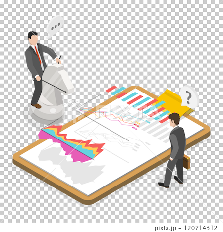 3D Isometric Flat Illustration of Business Strategy. Item 3 3D Isometric Flat Illustration of Business Strategy. Item 3 120714312