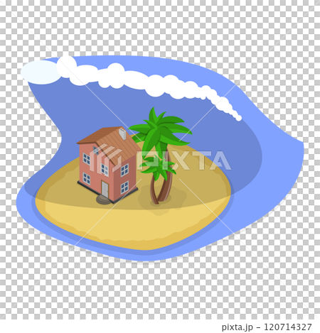 3D Isometric Flat Illustration of Climate Change. Item 4 3D Isometric Flat Illustration of Climate Change. Item 4 120714327
