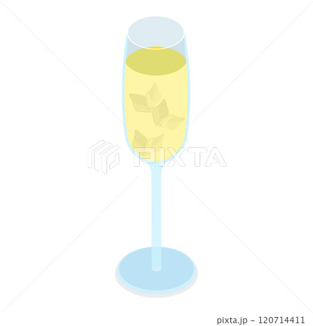 3D Isometric Flat Set of Cocktails. Item 5 3D Isometric Flat Set of Cocktails. Item 5 120714411