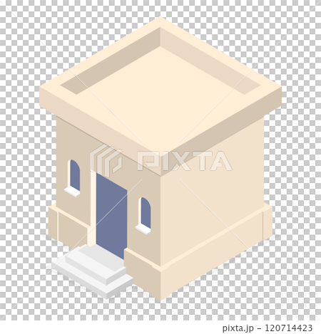 3D Isometric Flat  Illustration of Eastern Bazaar. Item 7 120714423