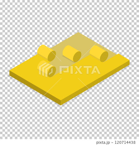 3D Isometric Flat Set of Agriculture Scenes.... - Stock Illustration ...