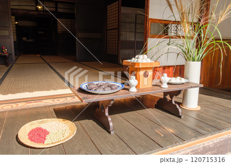 縁側のお月見 120715316