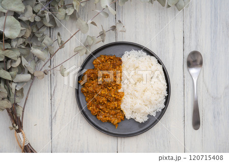 美味しそうなカレーライス 120715408