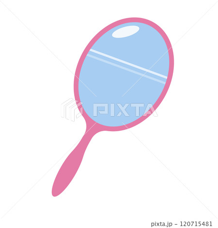 手鏡のアイコン ピンク色 手鏡のアイコン ピンク色 120715481