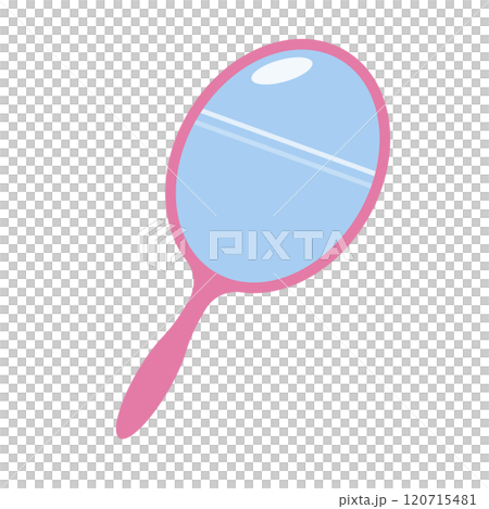 手鏡のアイコン ピンク色 手鏡のアイコン ピンク色 120715481