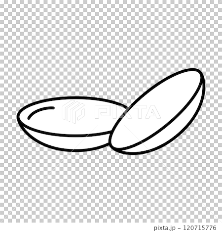 隱形眼鏡的插圖 隱形眼鏡的插圖 120715776