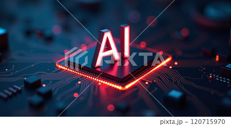 Computing power through high-performance processors for calculation with artificial intelligence, efficiency of algorithms 120715970