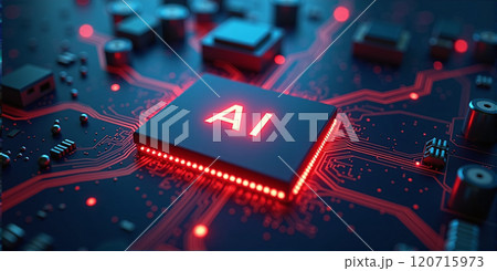 Computing power through high-performance processors for calculation with artificial intelligence, efficiency of algorithms 120715973