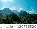 夏の長野県、雄大な山々 120716520