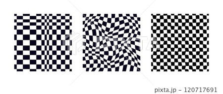 Psychedelic checkerboard pattern 120717691