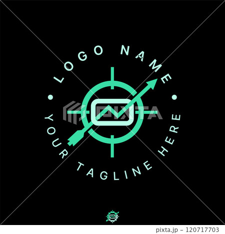Logo design graphic concept creative premium vector stock image graphic arrow trading target focus precision direction. Related to navigation shot aim Logo design graphic concept creative premium vector stock image graphic arrow trading target focus precision direction. Related to navigation shot aim 120717703