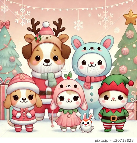 仲良し達のクリスマス 120718825