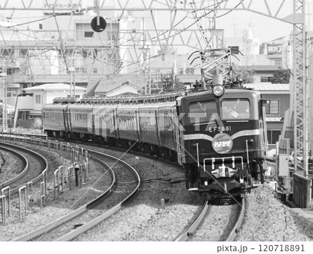戸塚駅付近を通過するサロンエクスプレスそよかぜ号 120718891