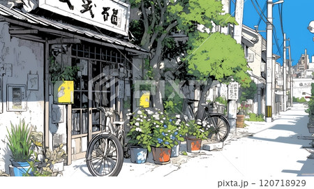 昭和感のあるレトロな店構え